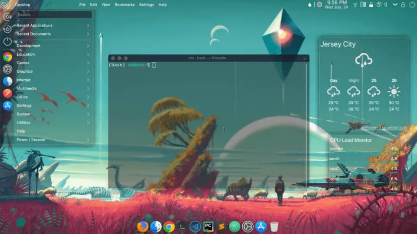 How I Customized my KDE Plasma Desktop - With Video