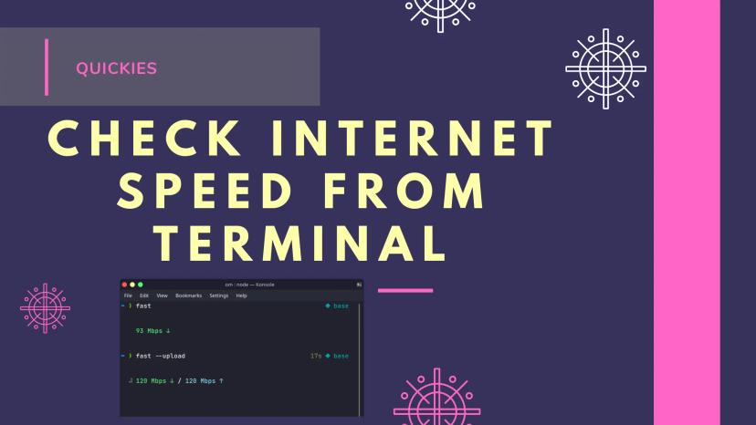 Check Your Internet Speed from Terminal - Quickies